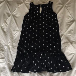 Banana Republic size 2 flamingo dress black